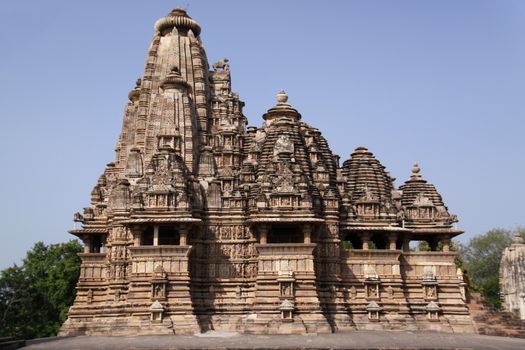 One of the temples in Khajuraho, India