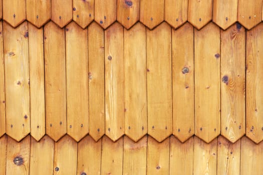 Wooden roof of the house in european mountains