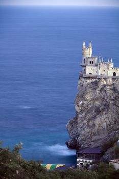 Amaizing castle Swallow's Nest in Yalta, Crimea, Ukraine