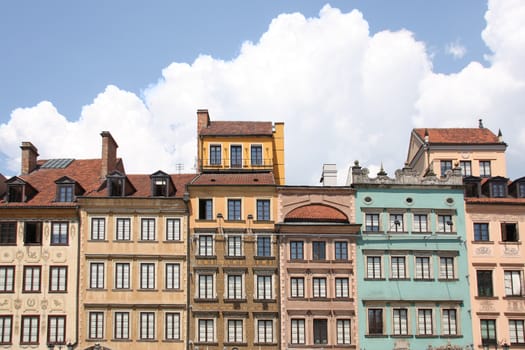 Market Place Square in Old Town in Warsaw