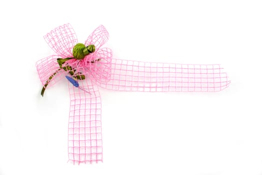 Pink decorative ribbon