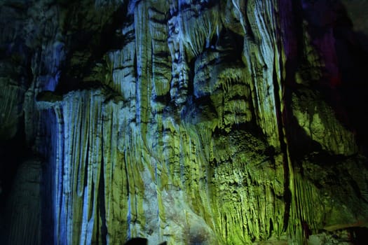 Cave formation in Yangshuo; China