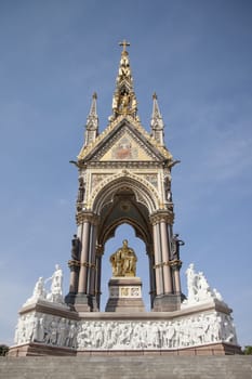 Albert Memorial in Hyde Park, London.