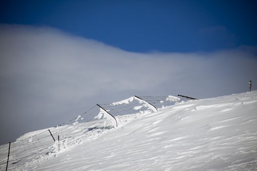 Mountain in a winter (Alps, Slovenia)