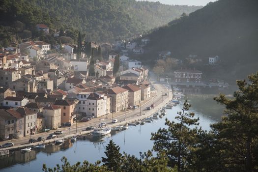 Small town Novigrad in Croatia, near Zadar.