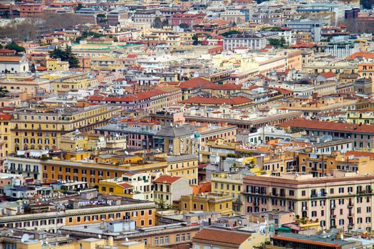 The city of Rome, Italy (aerial view)