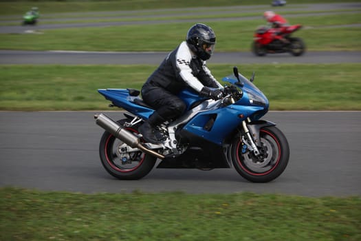 Person riding on motorbike