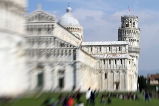 Pisa leaning tower (selective focus, done with lensbaby)