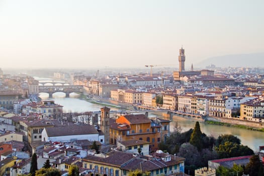 Description:
Florence, Italy at sunset