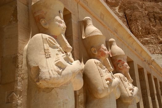 Statues at Karnak temple, Luxor