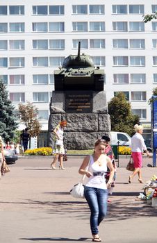 Central sqare in Zhytomyr