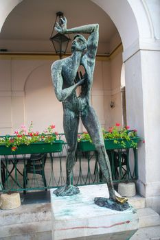 Statue in Piran