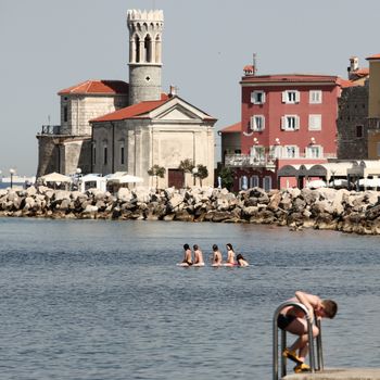 Slovenian coastal town Piran.