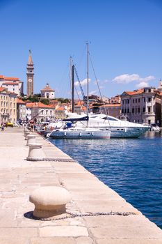 Beautiful adriatic town Piran in Slovenia.