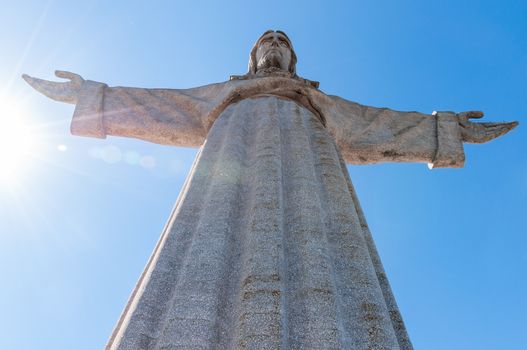 Jesus Christ monument in Almada, district of Lisbon, Portugal