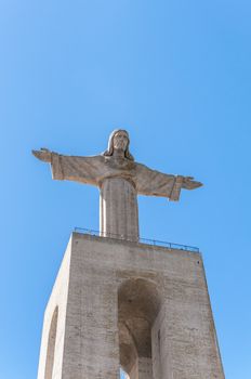 Jesus Christ monument in Almada, district of Lisbon, Portugal