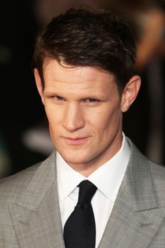 ENGLAND, London: Matt Smith attends the Pride And Prejudice And Zombies premiere in London on February 1, 2016.