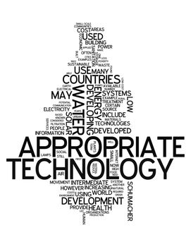 Word Cloud "Appropriate Technology"