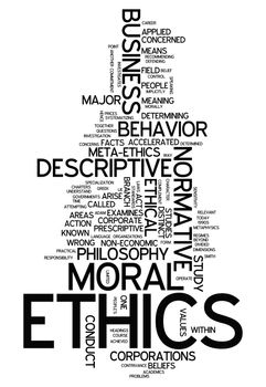 Word Cloud with Ethics related tags