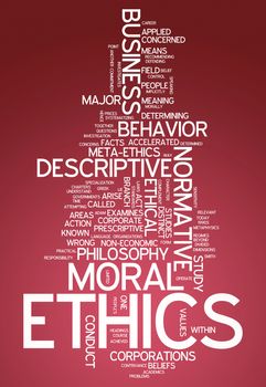 Word Cloud with Ethics related tags