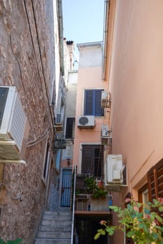 the old town in Rovinj Croatia Adriatis coast Europe