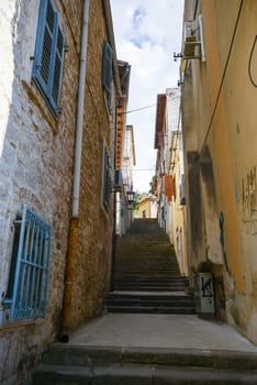 the old town in Rovinj Croatia Adriatis coast Europe