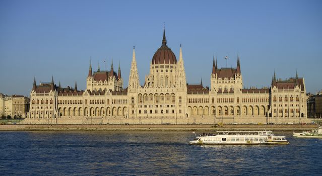 Budapest City Hungary Parliament Building Landmark Architecture