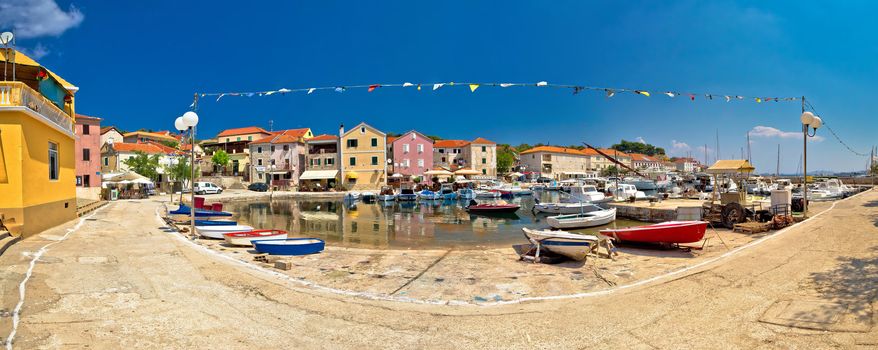 Mediterranean village of Sali panoramic waterfront, Island of Dugi otok, Croatia