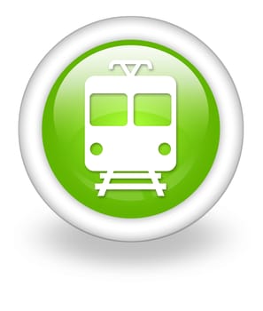 Icon/Button/Pictogram "Train / Mass Transit"