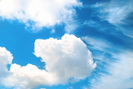 Beautiful cloudscape can be used for background