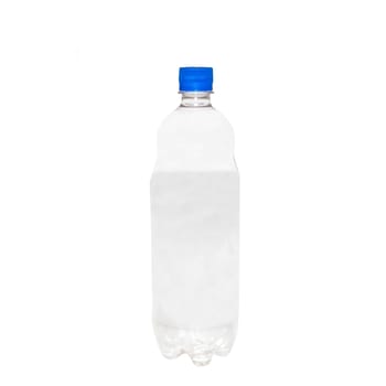 Plastic bottle isolated on white.