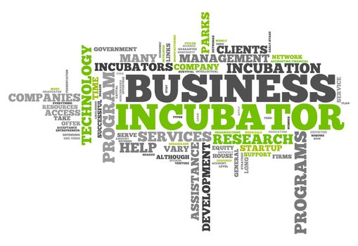 Word Cloud with Business Incubator related tags
