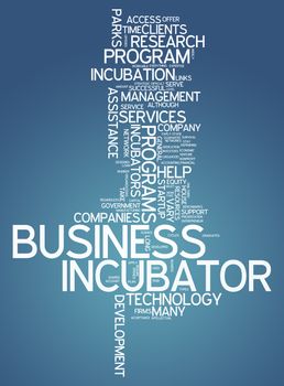 Word Cloud with Business Incubator related tags