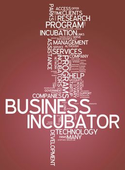 Word Cloud with Business Incubator related tags