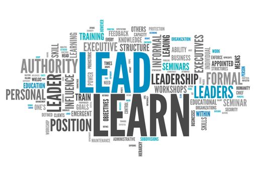 Word Cloud with Learn and Lead related tags