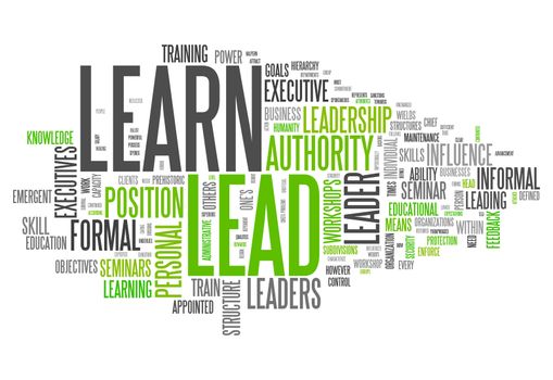 Word Cloud with Learn and Lead related tags