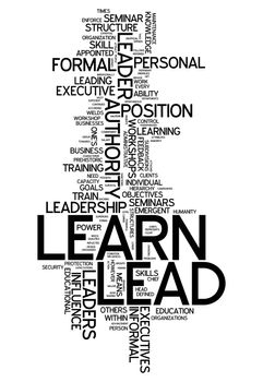 Word Cloud with Learn and Lead related tags