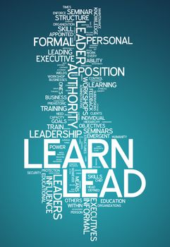 Word Cloud with Learn and Lead related tags