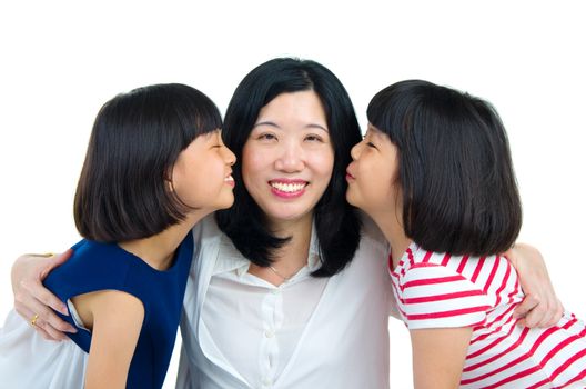 Asian mother and daughter