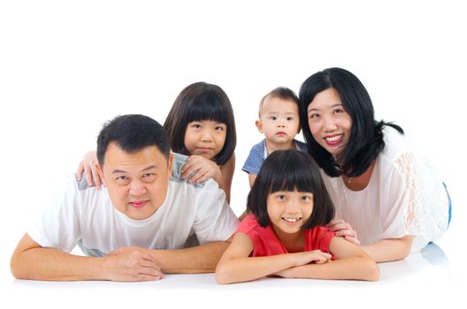 Portrait of asian family