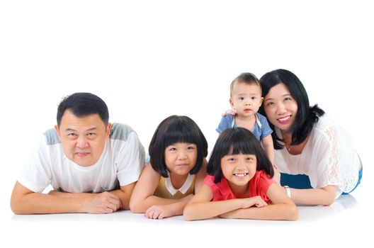 Portrait of asian family