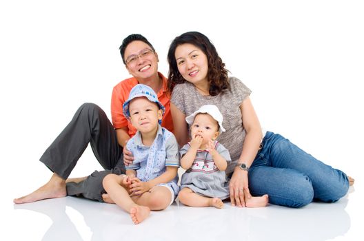 Portrait of asian family