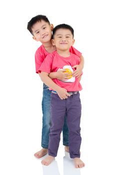 Portrait of lovely asian kids