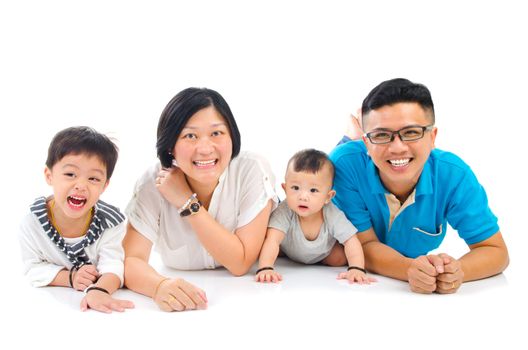 Portrait of asian family