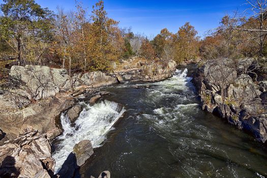 Great Falls Park on Potomac River, Virginia, USA