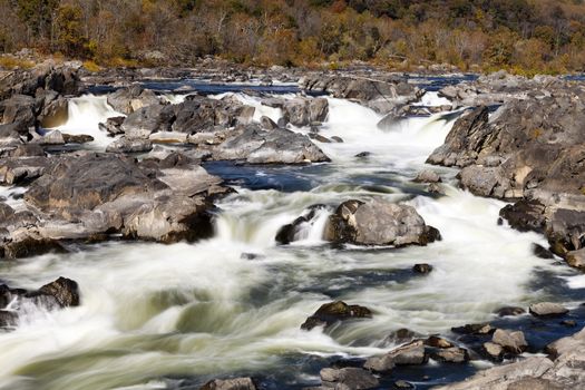 Great Falls Park on Potomac River, Virginia, USA