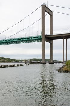 one bridge in gothenburg over the river