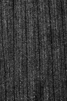 Wallpaper piece of woolen cloth in black and white