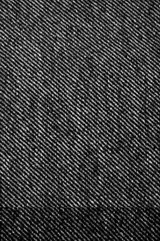 Wallpaper piece of woolen cloth in black and white