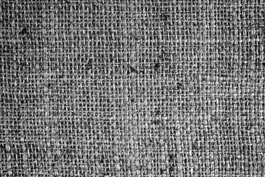 texture of black and white sackcloth use for background